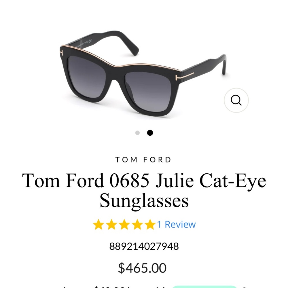 Tom Ford 0685 Julie Cat-Eye Sunglasses